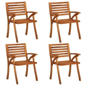 Gartenstühle, 4 Stück Massivholz aus Akazie von vidaXL, Gartenstühle - Ref: Foro24-3075171, Preis: 480,54 €, Rabatt: %