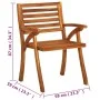 Gartenstühle, 4 Stück Massivholz aus Akazie von vidaXL, Gartenstühle - Ref: Foro24-3075171, Preis: 384,30 €, Rabatt: %