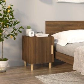 Nachttisch aus braunem Eichensperrholz von vidaXL, Nachttische - Ref: Foro24-817313, Preis: 27,33 €, Rabatt: %