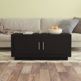 Schwarzer Couchtisch aus Holzwerkstoff, 102 x 50 x 45 cm von vidaXL, Couchtisch - Ref: Foro24-811809, Preis: 78,43 €, Rabatt: %