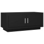 Black engineered wood coffee table 102x50x45 cm by vidaXL, Coffee table - Ref: Foro24-811809, Price: 78,43 €, Discount: %