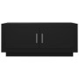 Black engineered wood coffee table 102x50x45 cm by vidaXL, Coffee table - Ref: Foro24-811809, Price: 78,43 €, Discount: %