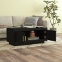 Black engineered wood coffee table 102x50x45 cm by vidaXL, Coffee table - Ref: Foro24-811809, Price: 78,43 €, Discount: %