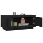 Black engineered wood coffee table 102x50x45 cm by vidaXL, Coffee table - Ref: Foro24-811809, Price: 78,43 €, Discount: %