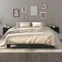 Mesitas de noche 2 unidades madera contrachapada negra de vidaXL, Mesitas de noche - Ref: Foro24-812063, Precio: 70,26 €, Des...