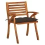 Gartenstühle 8 Stück aus massivem Teakholz mit Kissen von vidaXL, Gartenstühle - Ref: Foro24-3075224, Preis: 665,35 €, Rabatt: %