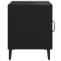 Mesitas de noche 2 unidades madera contrachapada negra de vidaXL, Mesitas de noche - Ref: Foro24-812063, Precio: 70,26 €, Des...
