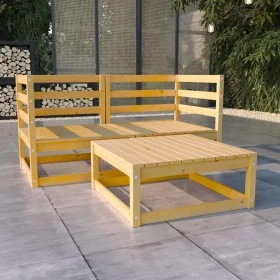 Garden furniture set 3 pieces solid pine wood by vidaXL, Garden sets - Ref: Foro24-3075249, Price: 148,89 €, Discount: %