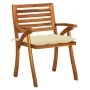 Garden chairs 8 pcs solid teak wood with cushions by vidaXL, Garden chairs - Ref: Foro24-3075218, Price: 729,34 €, Discount: %