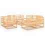 Juego de muebles de jardín 9 piezas madera maciza de pino de vidaXL, Conjuntos de jardín - Ref: Foro24-3075289, Precio: 436,2...