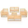 Gartenmöbel-Set 9-teilig aus massivem Kiefernholz von vidaXL, Gartensets - Ref: Foro24-3075289, Preis: 424,93 €, Rabatt: %