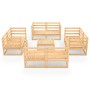 Juego de muebles de jardín 9 piezas madera maciza de pino de vidaXL, Conjuntos de jardín - Ref: Foro24-3075289, Precio: 436,2...