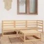 Juego de salón de jardín 4 piezas madera maciza de pino de vidaXL, Conjuntos de jardín - Ref: Foro24-3075324, Precio: 176,44 ...