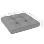 Gartenfußstütze mit Kissen 2 Stück massives Kiefernholz von vidaXL, Modulare Sofas für den Außenbereich - Ref: Foro24-3076279...