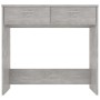Betongrauer Sperrholzschreibtisch 80x40x75 cm von vidaXL, Schreibtische - Ref: Foro24-801359, Preis: 52,16 €, Rabatt: %