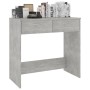 Betongrauer Sperrholzschreibtisch 80x40x75 cm von vidaXL, Schreibtische - Ref: Foro24-801359, Preis: 52,16 €, Rabatt: %