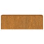Wandpflanzgefäße 2 Stück rostiger Cortenstahl 53x10x17 cm von vidaXL, Töpfe und Pflanzgefäße - Ref: Foro24-823686, Preis: 52,...