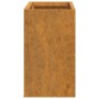 Wandpflanzgefäße 2 Stück rostiger Cortenstahl 53x10x17 cm von vidaXL, Töpfe und Pflanzgefäße - Ref: Foro24-823686, Preis: 52,...