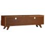 Mueble para TV de madera maciza reciclada 140x30x40 cm