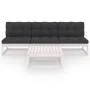 Garden furniture 4 pieces with cushions made of solid pine wood by vidaXL, Garden sets - Ref: Foro24-3076355, Price: 282,38 €...