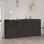 Aparador de madera de ingeniería negro 160x36x75 cm de vidaXL, Aparadores - Ref: Foro24-3074928, Precio: 177,27 €, Descuento: %