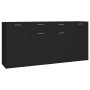 Aparador de madera de ingeniería negro 160x36x75 cm by vidaXL, Sideboards - Ref: Foro24-3074928, Price: 179,46 €, Discount: %