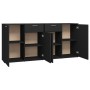 Aparador de madera de ingeniería negro 160x36x75 cm by vidaXL, Sideboards - Ref: Foro24-3074928, Price: 179,46 €, Discount: %