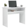 Schreibtisch aus glänzend weißem Sperrholz, 90 x 50 x 74 cm von vidaXL, Schreibtische - Ref: Foro24-801176, Preis: 67,06 €, R...