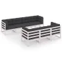 Garden furniture 8 pieces with cushions made of solid pine wood by vidaXL, Garden sets - Ref: Foro24-3076420, Price: 743,85 €...