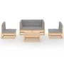 5-piece garden furniture set with solid pine wood cushions by vidaXL, Garden sets - Ref: Foro24-3076434, Price: 429,93 €, Dis...