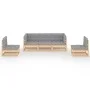 5-piece garden furniture set with solid pine wood cushions by vidaXL, Garden sets - Ref: Foro24-3076439, Price: 464,02 €, Dis...