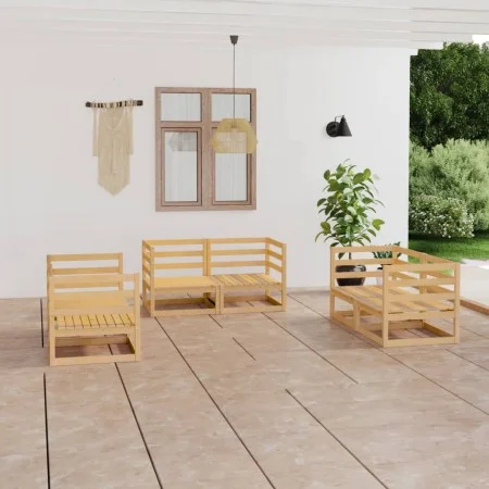 6-piece solid pine wood garden furniture set by vidaXL, Garden sets - Ref: Foro24-3075439, Price: 280,13 €, Discount: %