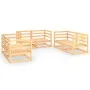 6-piece solid pine wood garden furniture set by vidaXL, Garden sets - Ref: Foro24-3075439, Price: 280,13 €, Discount: %