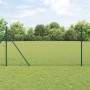 Reja con postes Gris 1.2 x 100 m Acero recubierto de PVC