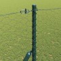 Reja con postes Gris 1.6 x 100 m Acero recubierto de PVC