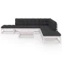 8-piece garden furniture set with solid pine wood cushions by vidaXL, Garden sets - Ref: Foro24-3076560, Price: 624,46 €, Dis...