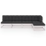 5-piece garden furniture set with solid pine wood cushions by vidaXL, Garden sets - Ref: Foro24-3076565, Price: 451,96 €, Dis...