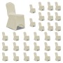 Elastische Stuhlhülle Creme 30 Stück von vidaXL, Abdeckungen - Ref: Foro24-3051643, Preis: 118,28 €, Rabatt: %