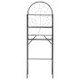 Estante para inodoro negro 60x33x174 cm