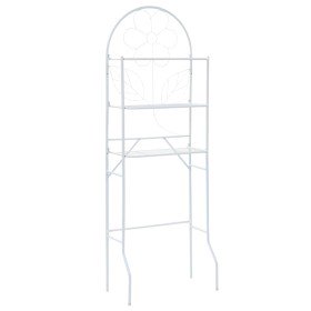 Estante para inodoro blanco 60x33x174 cm Estante para inodoro blanco 60x33x174 cm