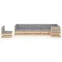 Gartenmöbel-Set 7-teilig und Kissen aus massivem Kiefernholz von vidaXL, Gartensets - Ref: Foro24-3076644, Preis: 673,66 €, R...