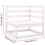 Garden furniture 8 pieces and cushions solid pine wood by vidaXL, Garden sets - Ref: Foro24-3076650, Price: 715,86 €, Discoun...