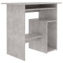 Betongrauer Sperrholzschreibtisch 80x45x74 cm von vidaXL, Schreibtische - Ref: Foro24-801368, Preis: 61,40 €, Rabatt: %