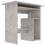 Betongrauer Sperrholzschreibtisch 80x45x74 cm von vidaXL, Schreibtische - Ref: Foro24-801368, Preis: 61,40 €, Rabatt: %