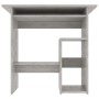 Betongrauer Sperrholzschreibtisch 80x45x74 cm von vidaXL, Schreibtische - Ref: Foro24-801368, Preis: 61,40 €, Rabatt: %
