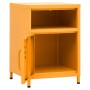 Nachttische 2 Stück Senfgelb Stahl 35x35x51 cm von vidaXL, Nachttische - Ref: Foro24-3095216, Preis: 142,32 €, Rabatt: %