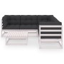 6-piece garden furniture set with solid pine wood cushions by vidaXL, Garden sets - Ref: Foro24-3076780, Price: 514,41 €, Dis...