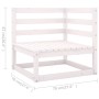 Garden furniture set 6 pieces and cushions solid pine wood by vidaXL, Garden sets - Ref: Foro24-3076785, Price: 655,53 €, Dis...