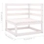 Garden furniture set 6 pieces and cushions solid pine wood by vidaXL, Garden sets - Ref: Foro24-3076785, Price: 645,78 €, Dis...