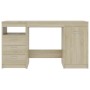 Escritorio de madera de ingeniería roble Sonoma 140x50x76 cm de vidaXL, Escritorios - Ref: Foro24-3054783, Precio: 156,26 €, ...